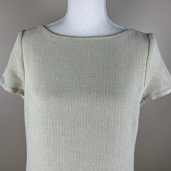 NWT Massimo Dutti Beige A-line Mini Dress. Size 6. - Picture 4 of 8